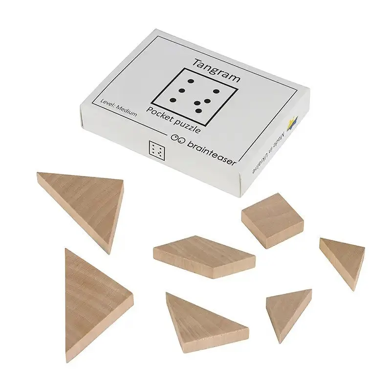 Набір дерев'яних головоломок Wooden mini puzzle set Заморочка 12en - фото 7