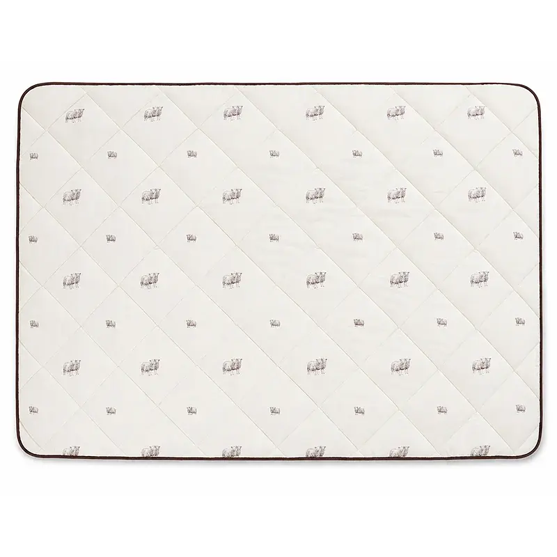 Ковдра вовняна зимова Руно Soft Sheep 155х210 см бежева - фото 2