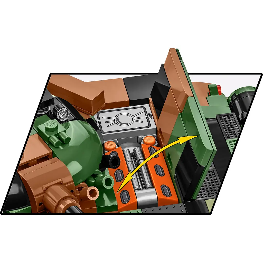 Конструктор Cobi Танк Т-72 M1R UA/PL 724 деталі (COBI-2624) - фото 9