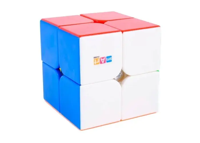 Умный кубик Smart Cube 2х2 фирменный магнитный без наклейок (SC205) - фото 2