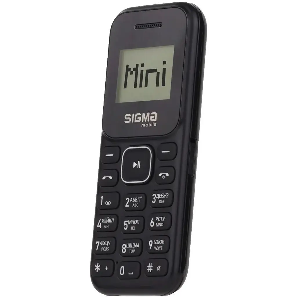 Телефон кнопковий Sigma X-style 14 Mini чорний 4827798120712