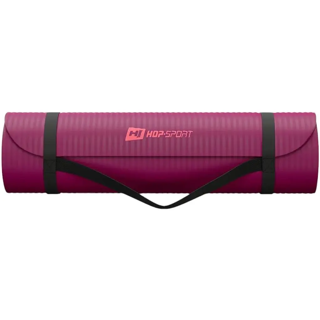 Килимок для йоги Hop-Sport HS-NB010GM NBR 1 см ягідний - фото 5