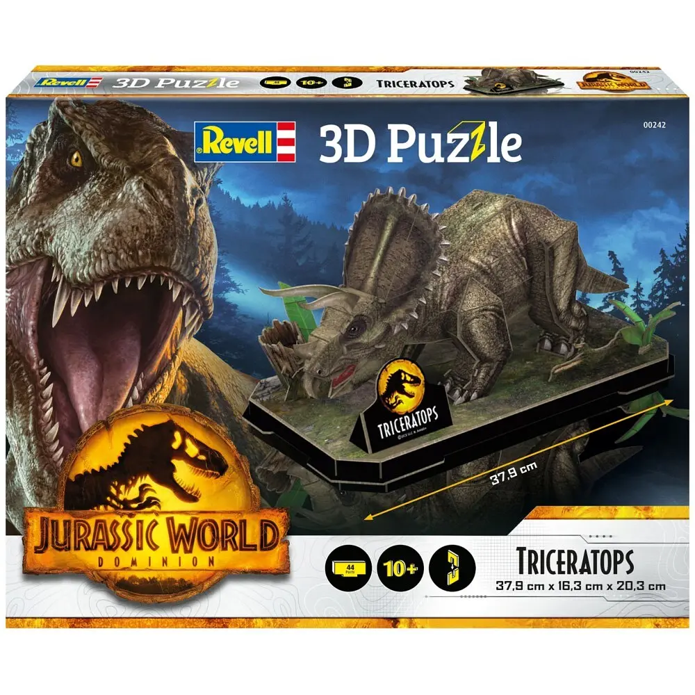 3D пазлы Трицератопс - Парк Юрского периода Jurassic World Dominion Revell 00242 - фото 5