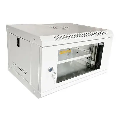 Шафа настінна GEAR 6U 19 600x600x300 мм, + Полиця 19, grey (GWMSN-6U-600-600G) - фото 2