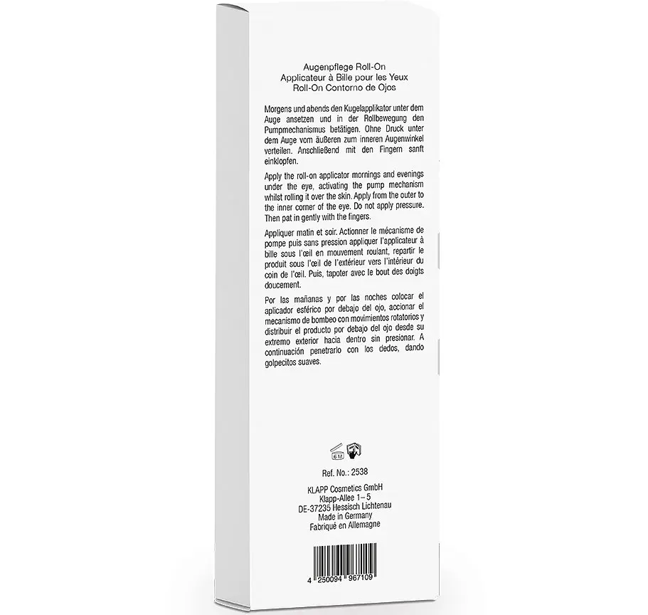 Гель для повік Klapp Hyaluronic Multiple Effect Eye Roll-On, 10 мл - фото 3