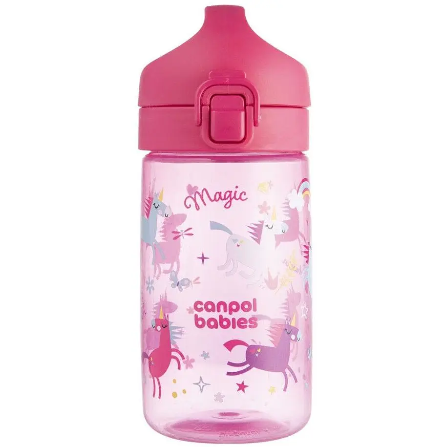 Поїльник дитячий для води Canpol babies Junior рожевий (56/624_pin) - фото 2