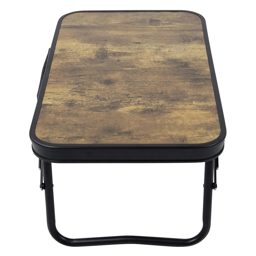 Складной стол Bo-Camp Woodbine Compact 56x34 cm Black/Wood look (1404190) - фото 6