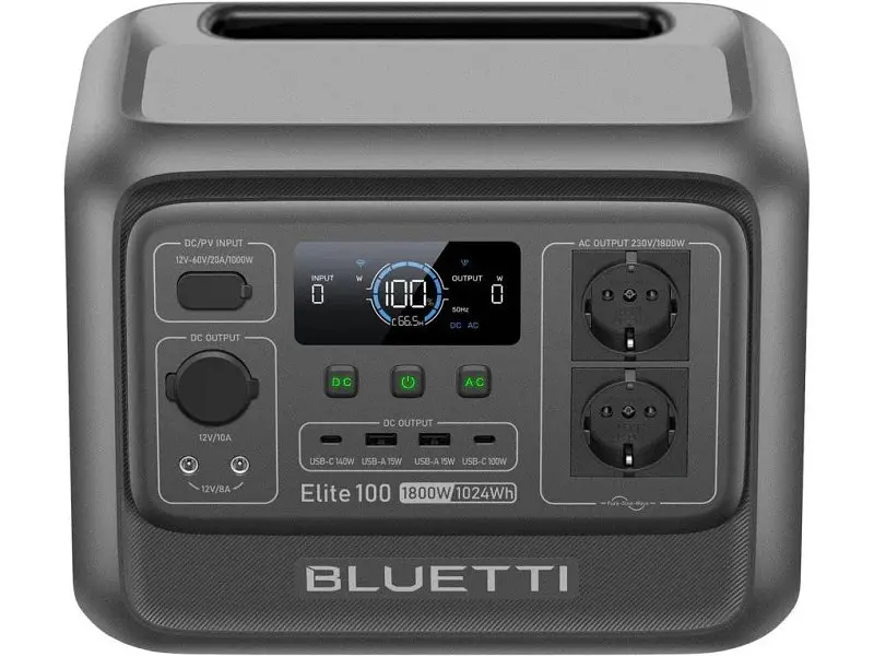 Зарядна станція Bluetti Elite 100 V2 (P-EL100V2-EU-GY-BL-010) - фото 2