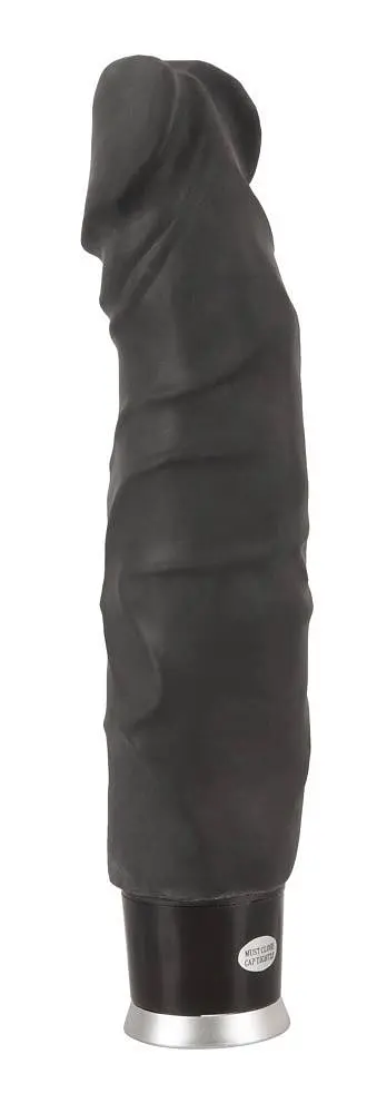 Вібратор реалістичний Nature Skin Big Vibe 23 см чорний - фото 4