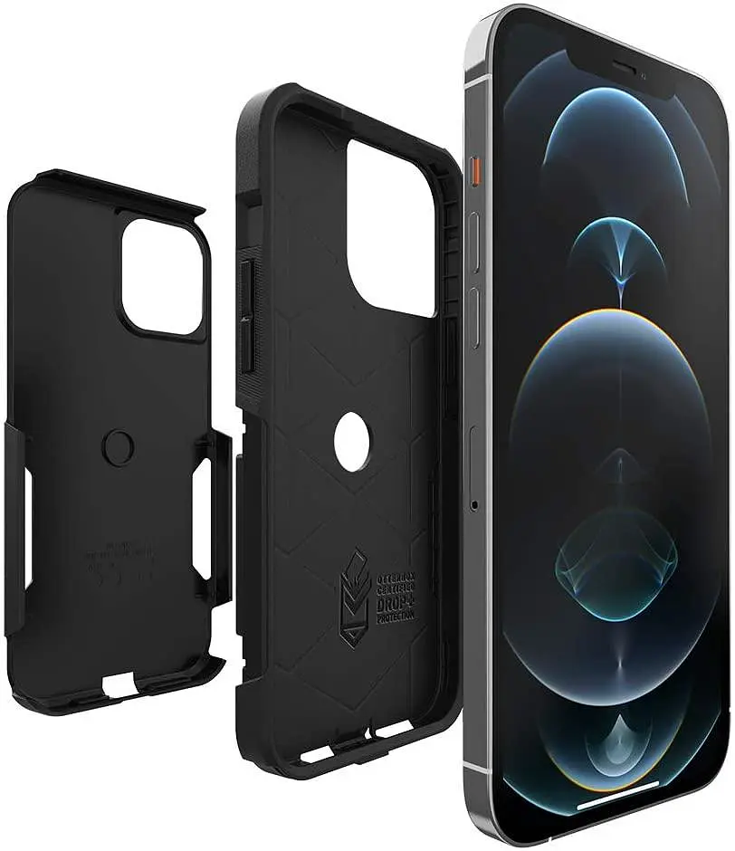 Чохол подвійний протиударний OtterBox Commuter Series для iPhone 12/12 Pro (6.1") Black - фото 3