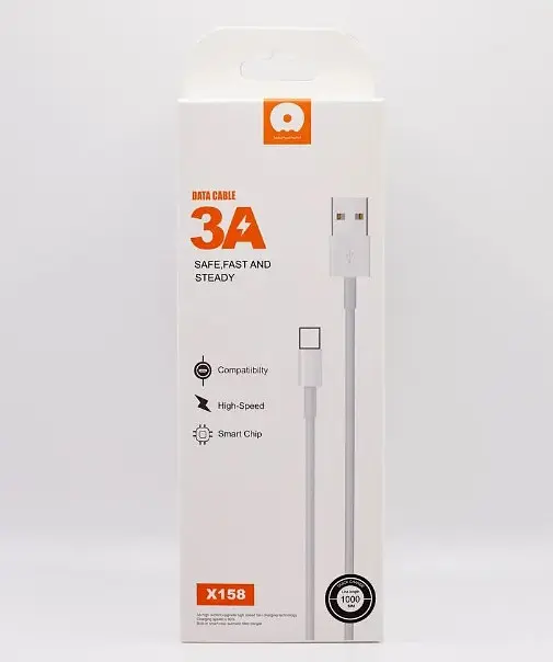 Кабель WUW X158 Micro USB 3A Білий - фото 2