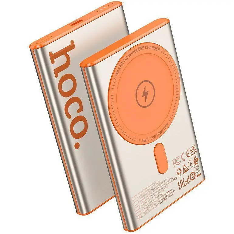 Портативна батарея Power Bank Hoco Q32 Bird PD20W 5000mAh Titanium Gold - фото 3