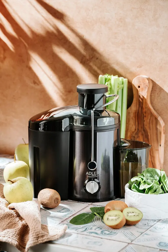 Соковитискач Adler AD 4132 dark inox 600Вт/ контейнер для соку-0,45л/ контейнер для м'якоті-1,5л - фото 9