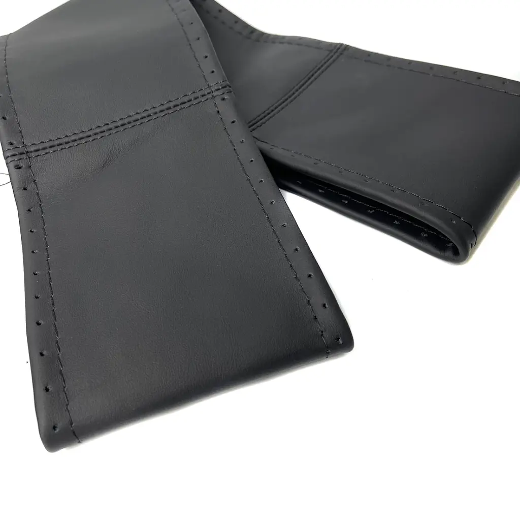 Чохол обплетення на кермо Elegant Comfort M 37-39/10,5 см обхват Шкіра Гладка та Перфорація Чорна (EL105 007) - фото 3