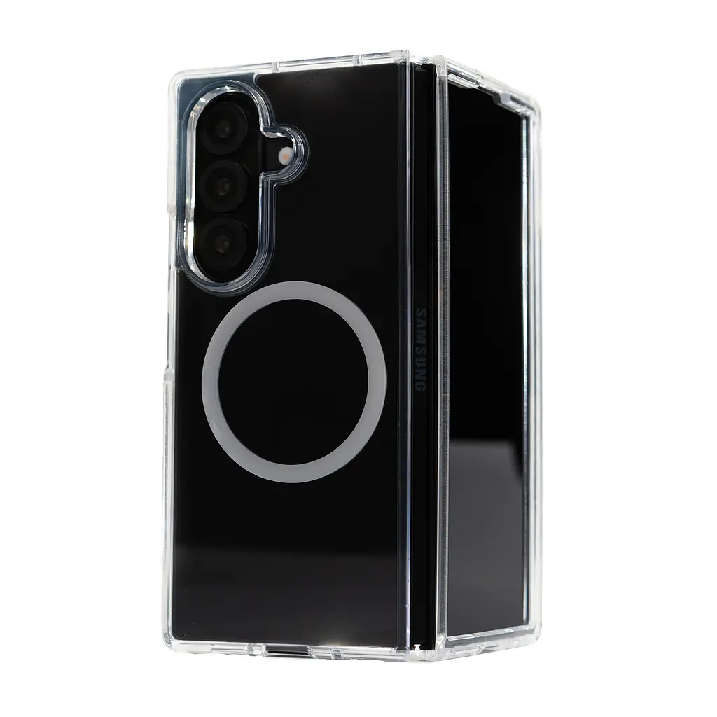 Чехол для Samsung Galaxy Fold7 5G, Clear MagCase, прозрачный, противоударный, магнитный, панель-накладка с поддержкой MagSafe, поддержка беспроводной зарядки магсейф, защита всего корпуса, TPU+PC, ArmorStandart (ARM88137) - фото 7