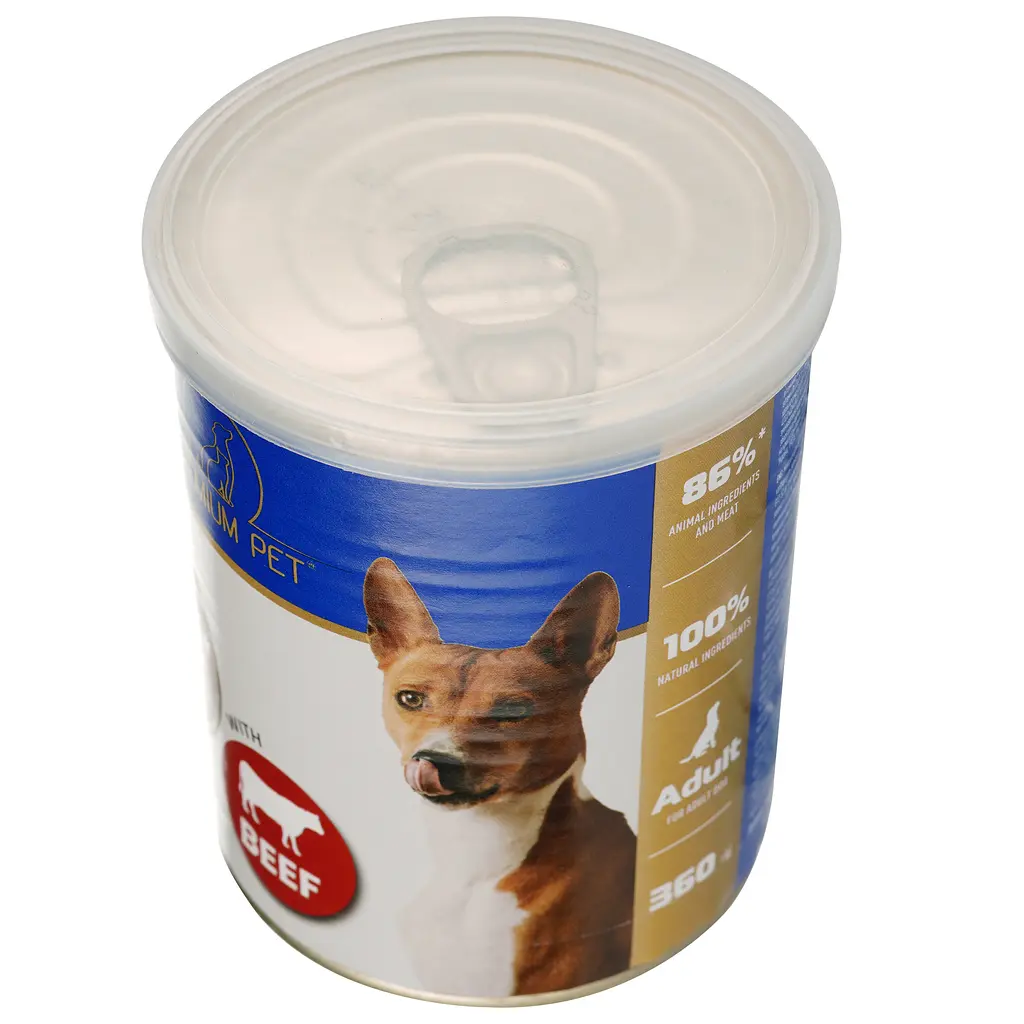 Паштет для дорослих собак Premium Pet з яловичиною 360 г - фото 3