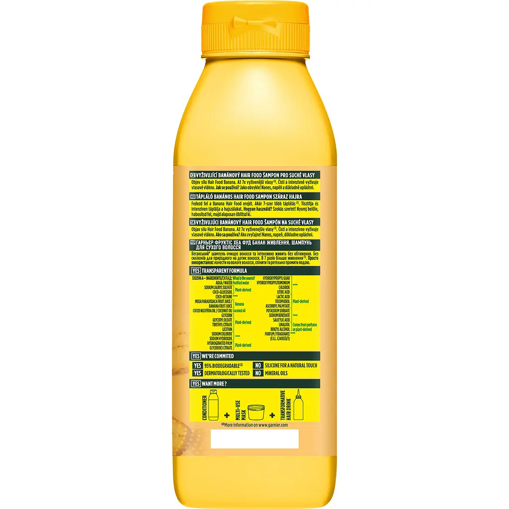 Шампунь Garnier Fructis Hair Food Banana для очень сухих волос 350 мл - фото 9
