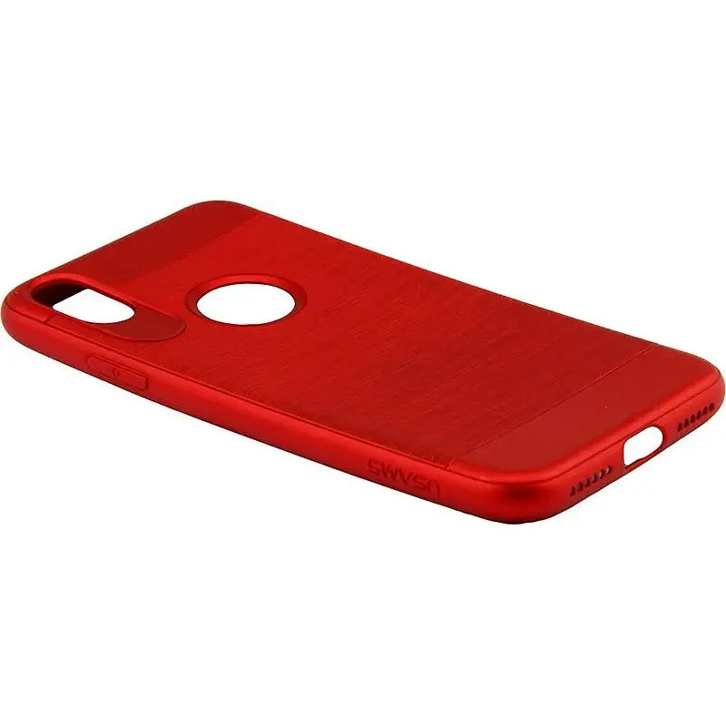 Чохол-накладка Usams Lavan Series Apple iPhone X Red - фото 4