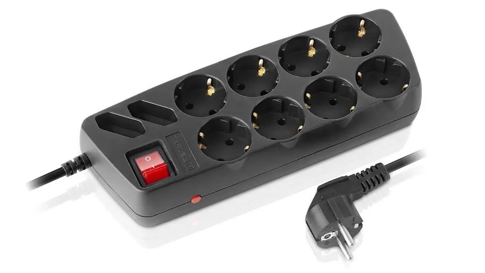 Фильтр питания REAL-EL RS-10 Protect 5 м Black (EL122300040) - фото 6