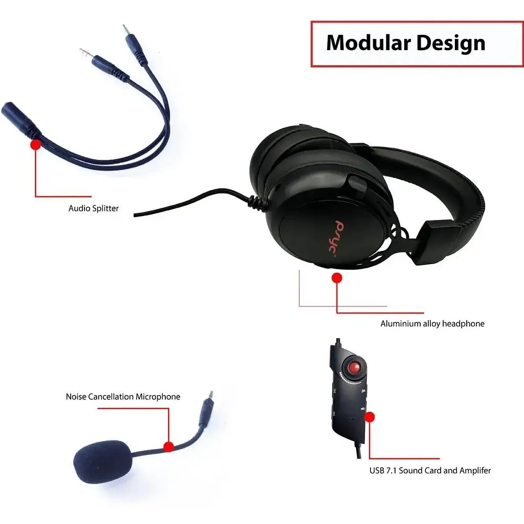 Ігрові навушники Sumvision Psyc SERAPH 7.1 3,5 мм Aux USB - фото 6