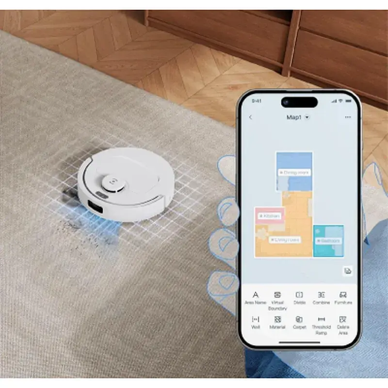 Пилосос Ecovacs DEEBOT T30CDLX71 WHITE (DLX71 WHITE) - фото 11