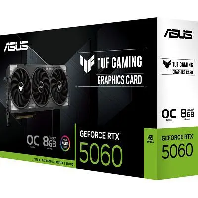 Видеокарта Asus GeForce RTX5060 8Gb TUF GAMING OC (TUF-RTX5060-O8G-GAMING) - фото 8