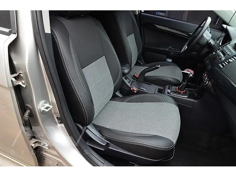 Авточохли модельні MW Brothers для Mitsubishi Lancer X Sportback c 2008 - фото 4