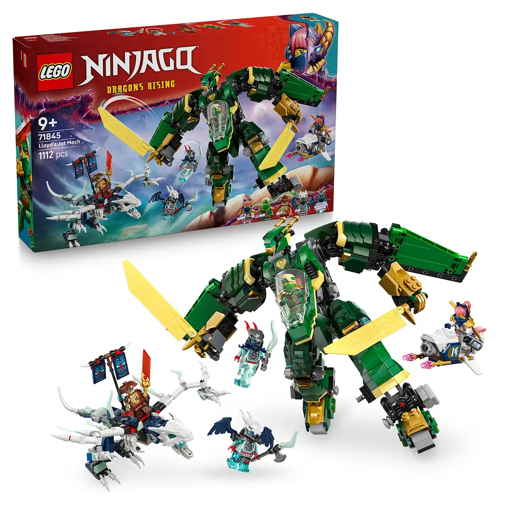 Конструктор LEGO Ninjago Реактивний робот Ллойда 1112 деталей (71845) - фото 4