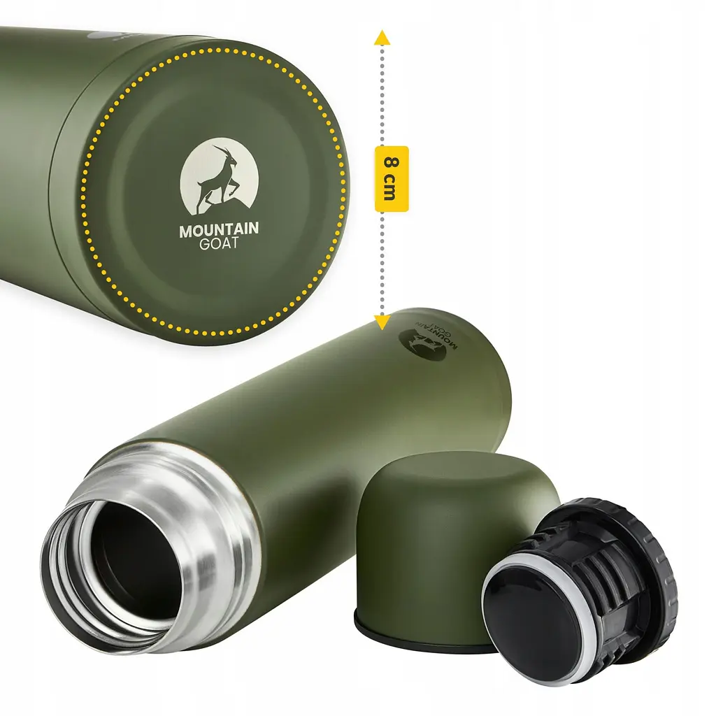 Термос Mountain Goat 1 л Navy Green (P-5907739315779) - фото 13