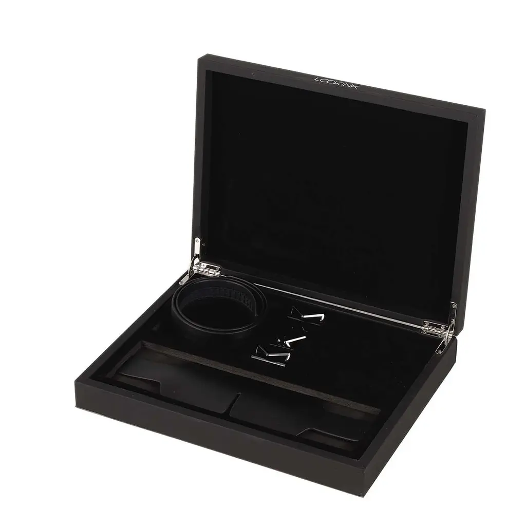 Маска на глаза Lockink Luxury Leather Blindfold Kit черный - фото 7