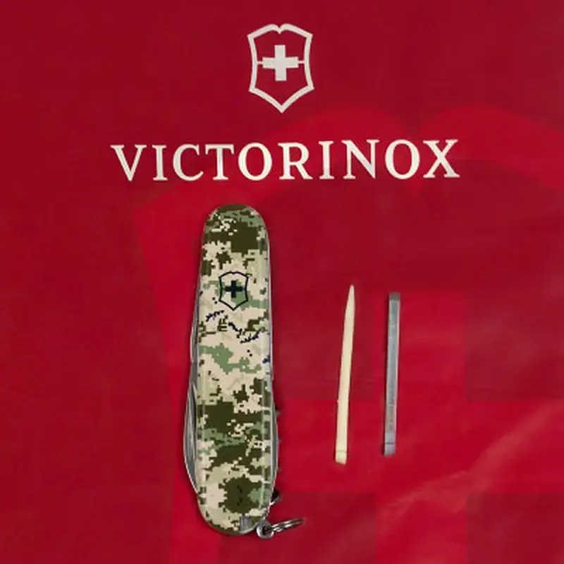 Ніж Victorinox Spartan Army 91 мм Піксель (1.3603.3_W3940p) - фото 6