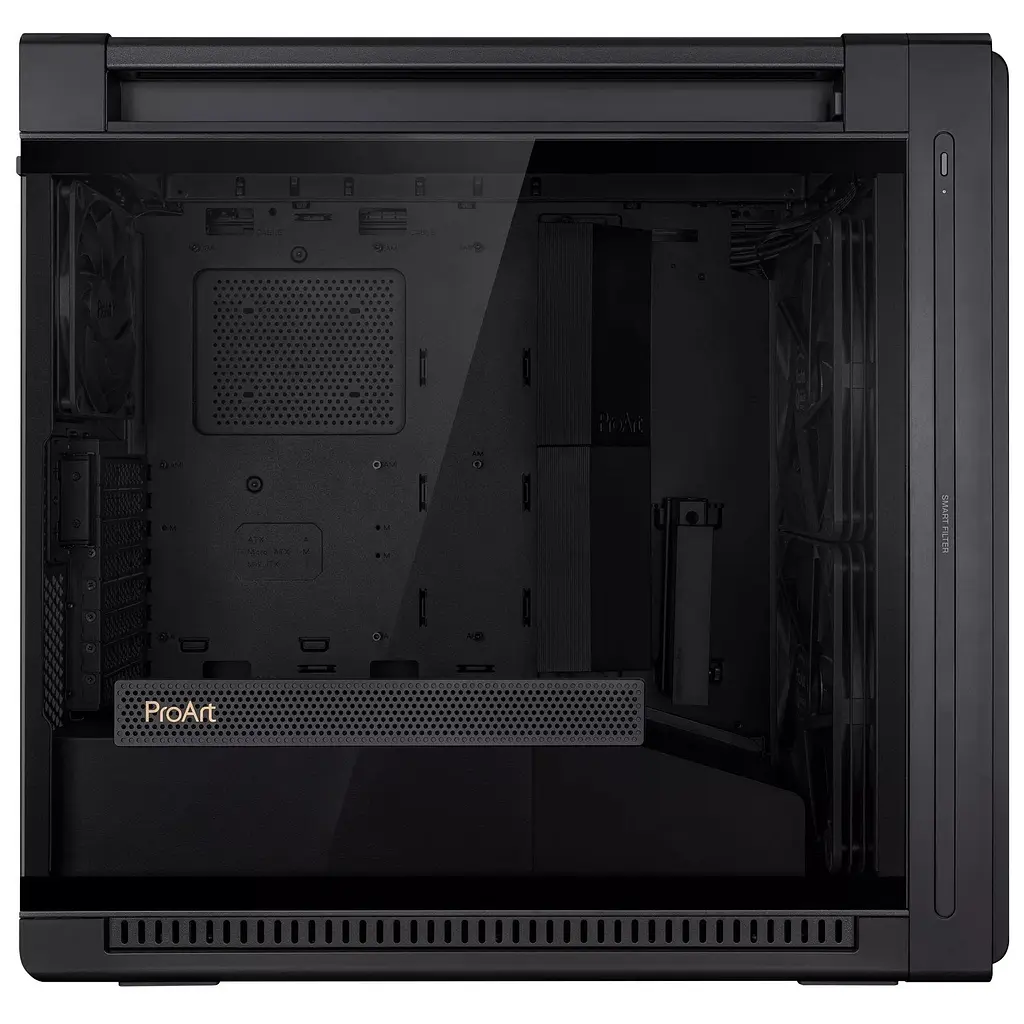Корпус Asus ProArt PA602 Tempered Glass без БЖ (90DC00J0-B09000) Black - фото 6