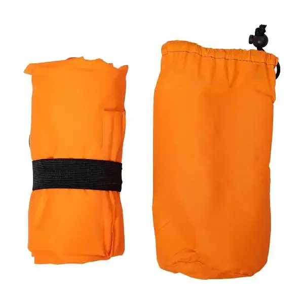 Матрас надувной Lugi из TPU 190х55х3 см с подушкой оранжевый SJ-0084O - фото 6