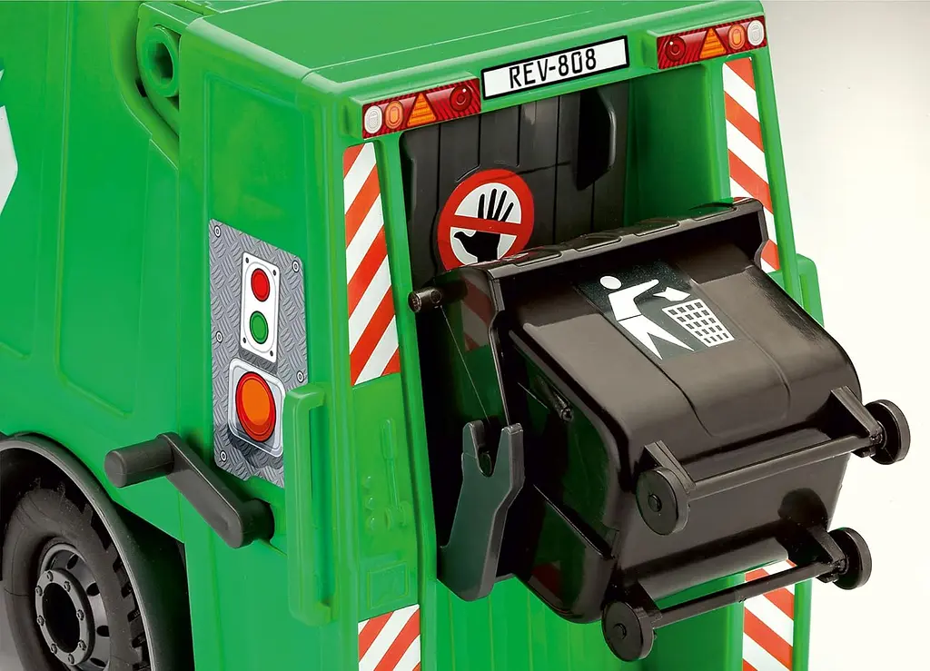 Конструктор Revell сміттєвоз Junior Kit Garbage Truck 1:20 зелений 00808 - фото 4
