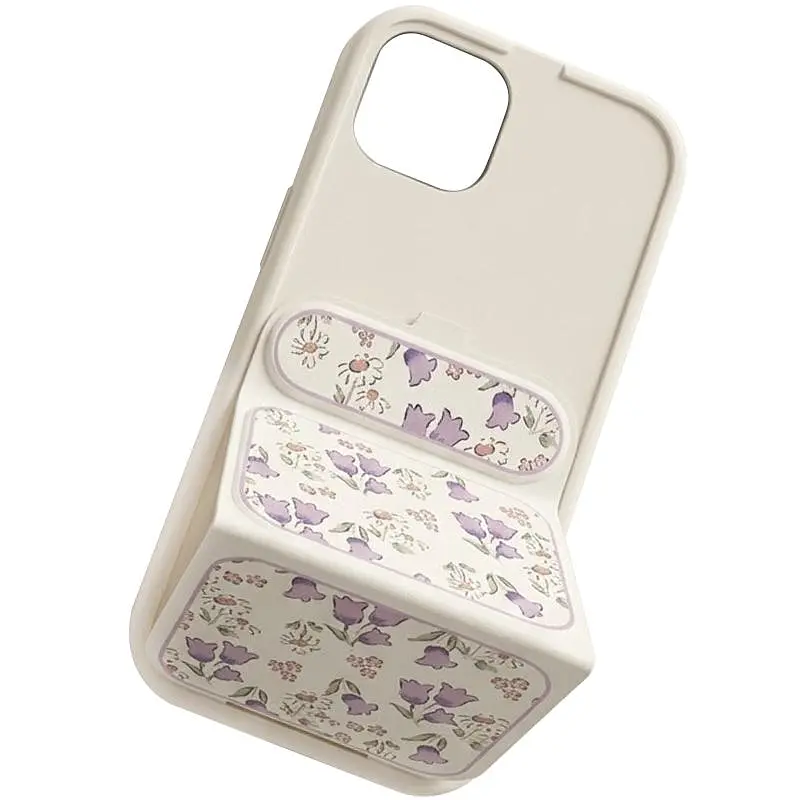 Чохол TPU Panel Stand для Apple iPhone 15 Pro (6.1") Floral Breeze - фото 3