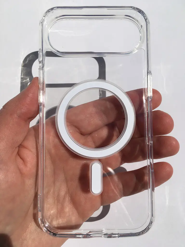 Протиударний чохол для Apple iPhone 17 AIR Clear Case Ultra Hybrid MagSafe Прозорий з магнітом - фото 6