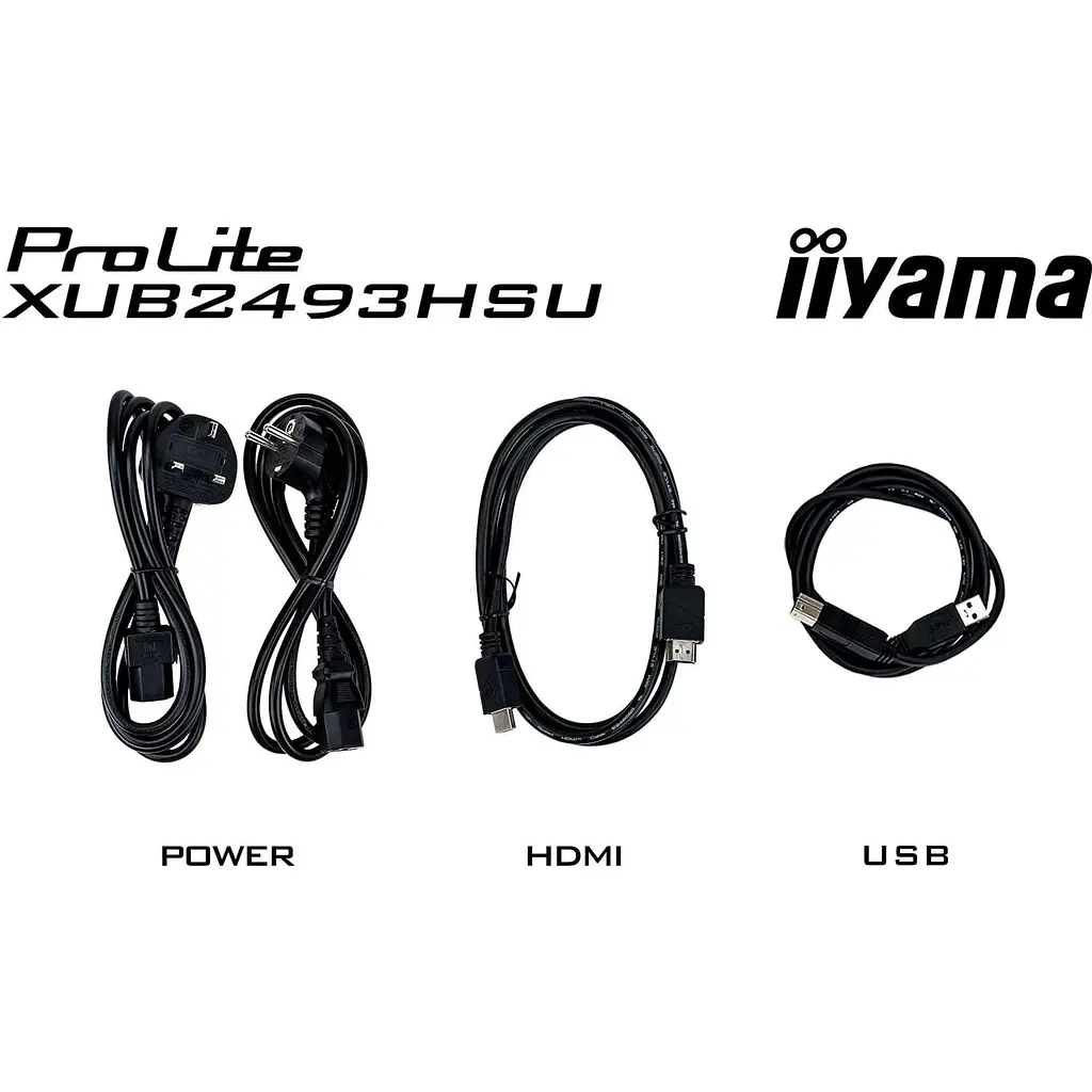 Монітор 23.8" Iiyama XUB2493HSU-B7 FHD IPS 100Hz (XUB2493HSU-B7) - фото 13