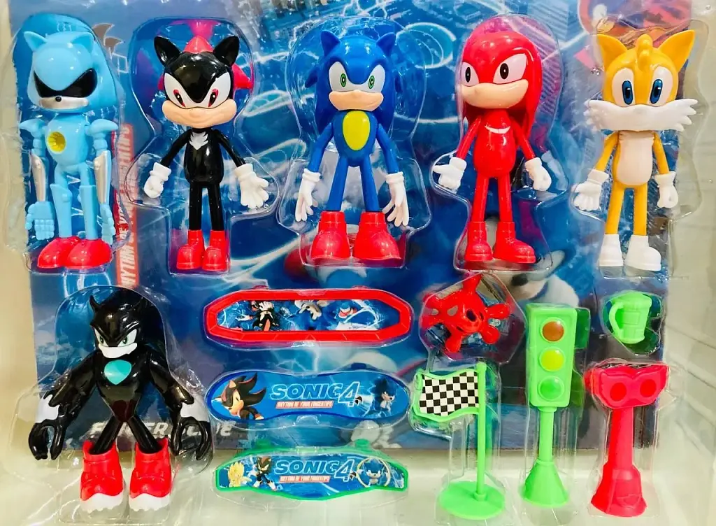 Іграшки Супер Сонік набір фігурок Sonic 4 - фото 2