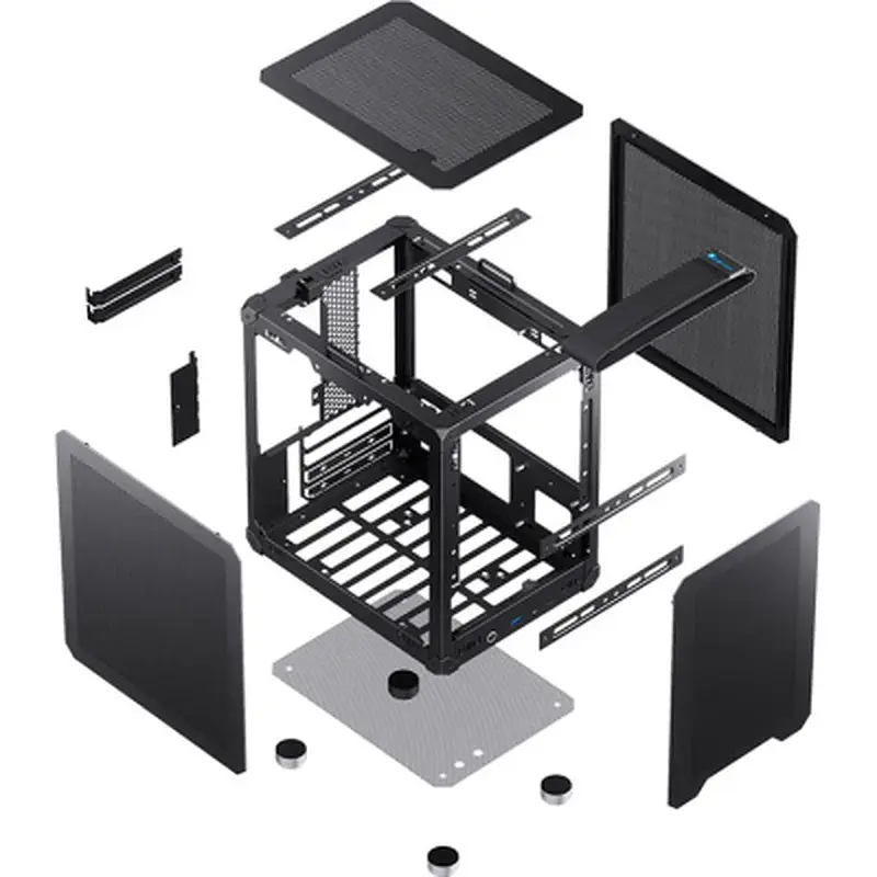 Корпус для ПК JONSBO C6 Handle Black - фото 11