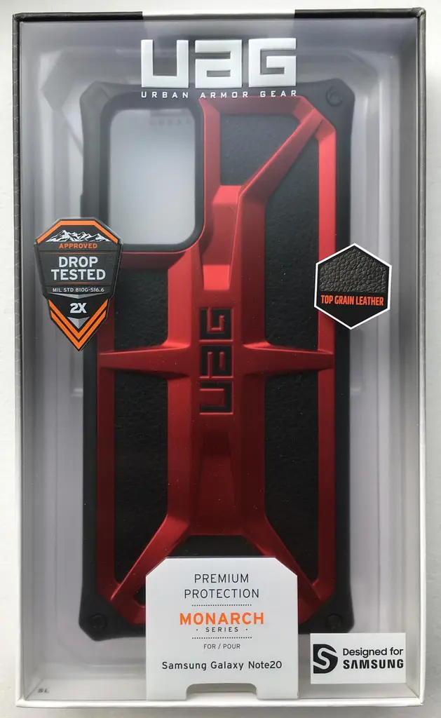 Чохол оригінальний протиударний UAG Monarch (212191119494) Samsung Galaxy Note 20 (6.7") Crimson - фото 3