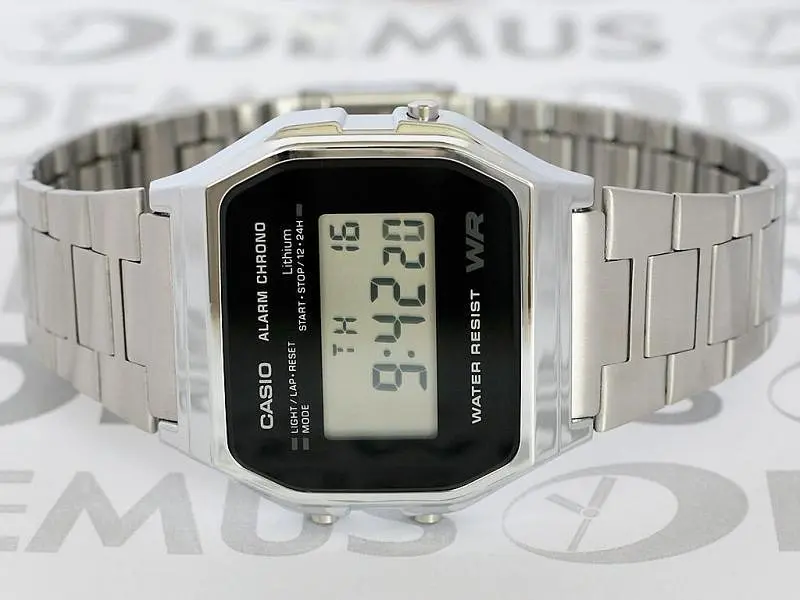 Годинники наручні чоловічі японські цифрові якісні оригінальні Casio Collection A158WEA-1EF - фото 5