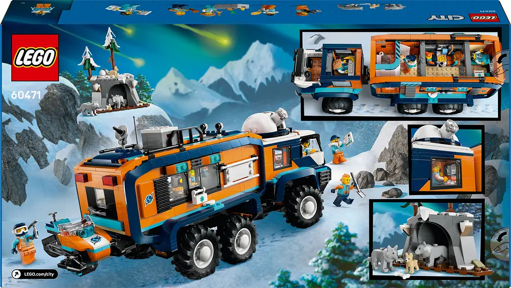 Конструктор LEGO City Арктична дослідницька вантажівка з науковою лабораторією 1064 деталі (60471) - фото 21