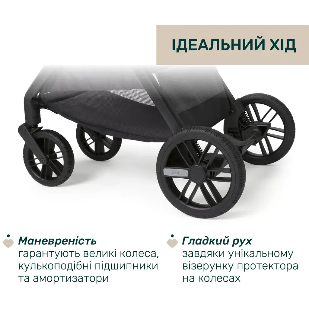 Коляска Chicco 2 в 1 Bellagio 2 сіра (2900990903245) (87183.45.01) - фото 11