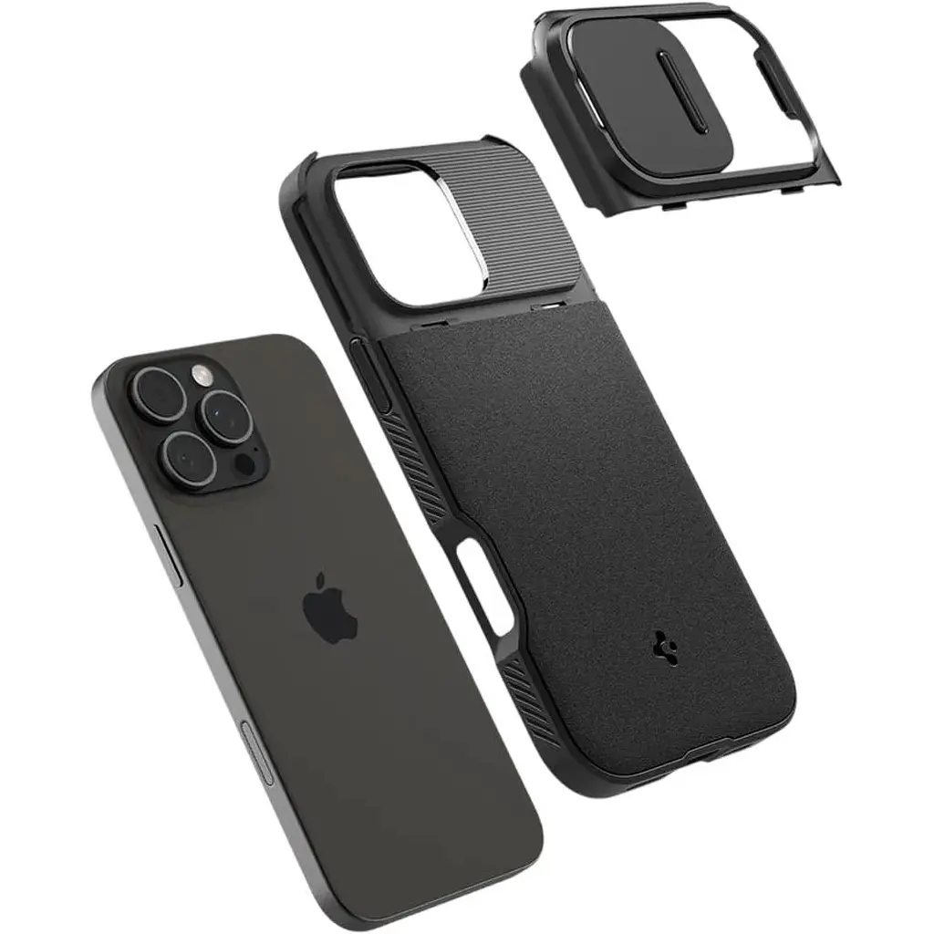 Чохол Spigen Optik Armor MagFit with MagSafe для iPhone 16 Pro Max Black (ACS08015) [115483] - фото 6