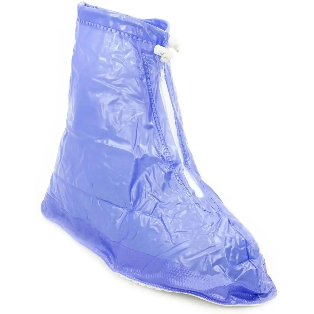Бахіли на взуття Lesko від води та бруду ПВХ SB-101 3XL (45-46) Blue (15048) - фото 5