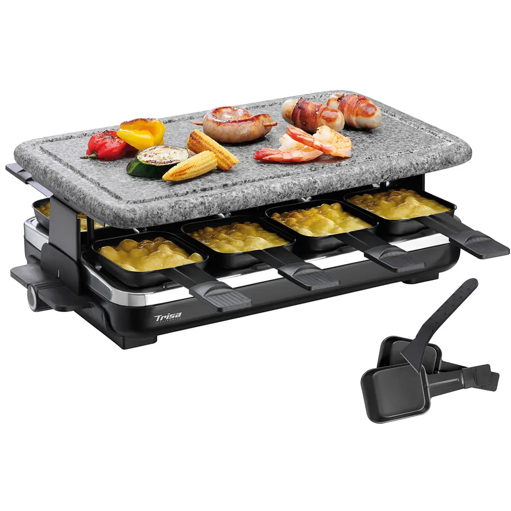 Електрогриль-раклетниця Trisa Raclette Hot Stone 7558