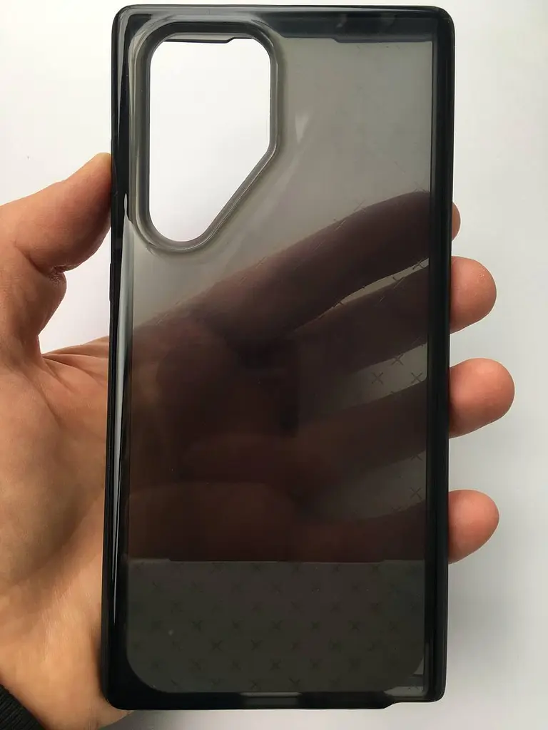 Оригінальний протиударний чохол Tech21 Evo Check для Samsung Galaxy S22 Ultra Black (T21-9377) - фото 6