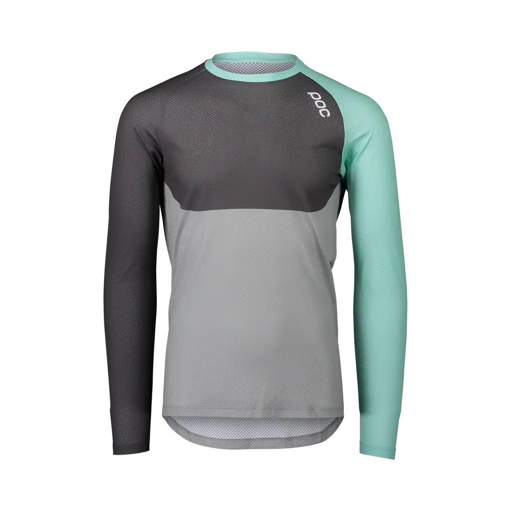 Велоджерсі POC MTB Pure LS Jersey S Сірий-Блакитний - фото 5