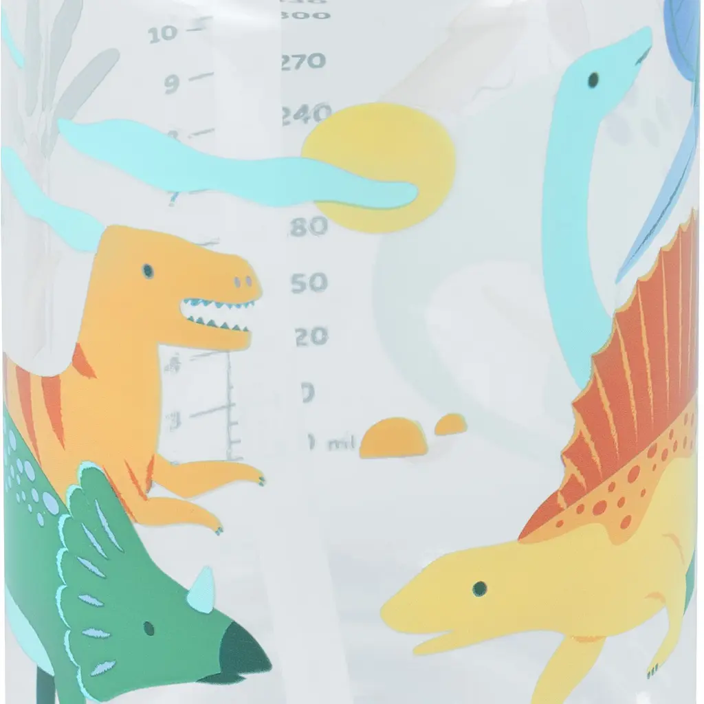 Поїльник-непроливайка Miniland Jurassic Dinosaur Bottle з трубочкою 450 мл (89620) - фото 4