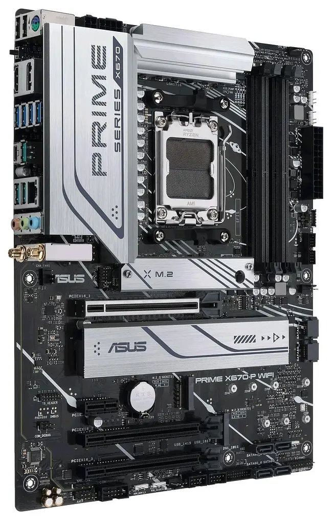Материнська плата ASUS PRIME X670-P WIFI (PRIME X670-P WIFI) (Socket AM5, AMD X670, ATX) Б/в - фото 2